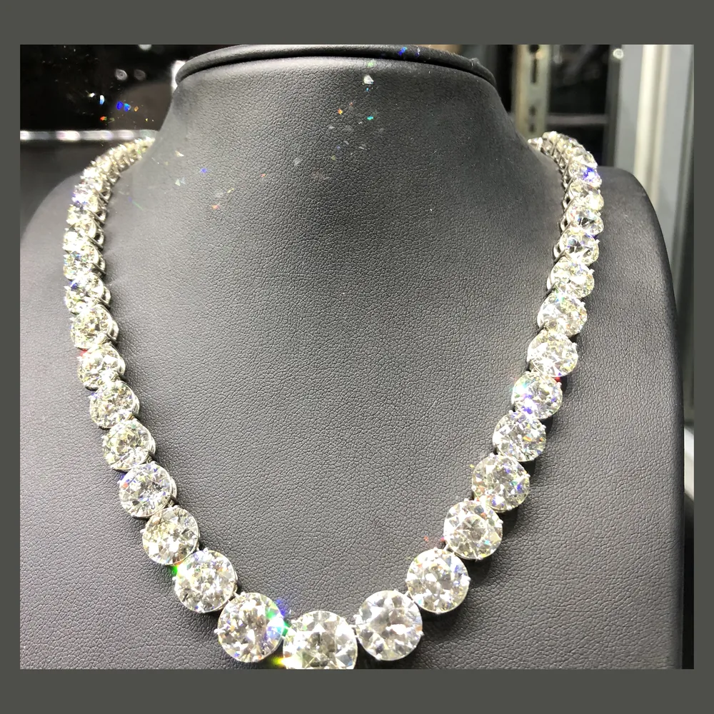 Diamantcollier, Verlaufend