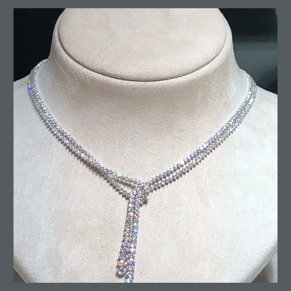 Diamantcollier, Y-Form