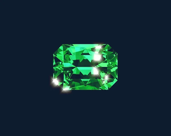 Coloured gemstone