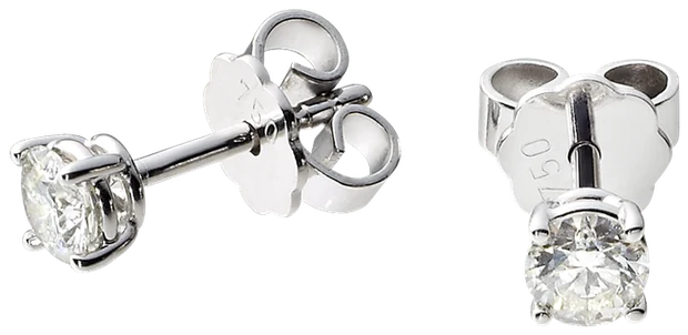 Diamant-Ohrstecker in Platin 950