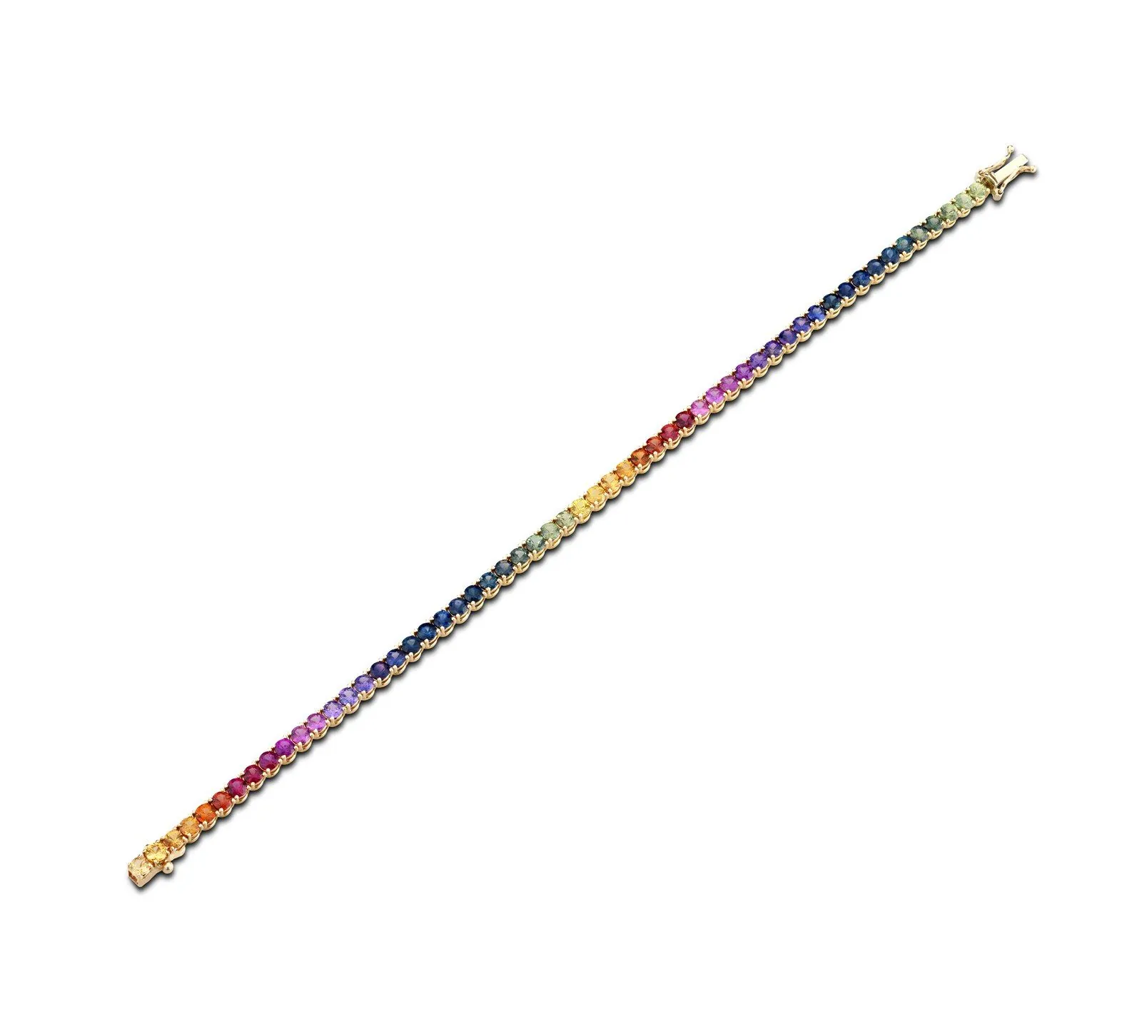 Rainbow (MX-B01), Rainbow sapphires, Ø 2.9 mm