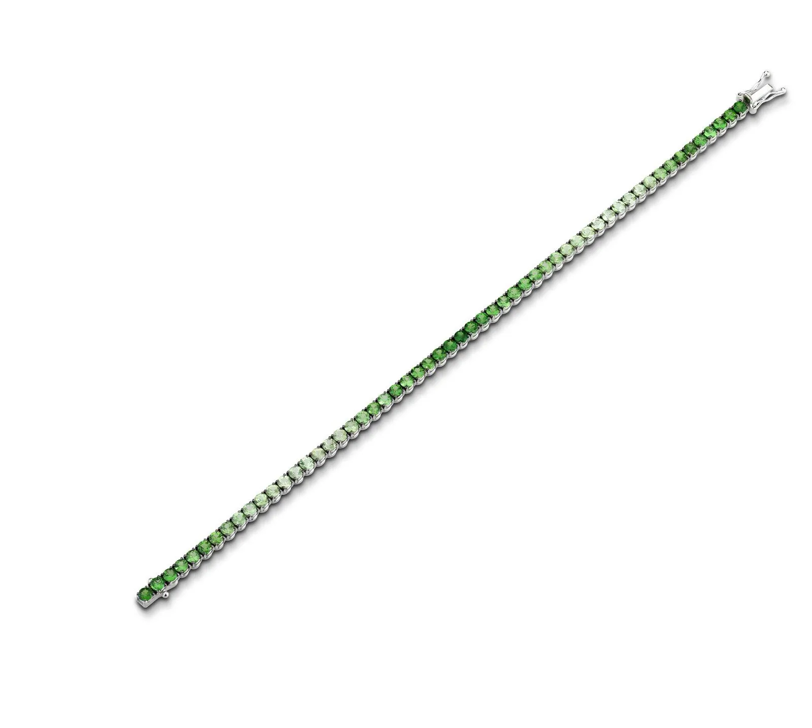 Tsavo Green (MX-B06), Graduated tsavorites, Ø 3 mm