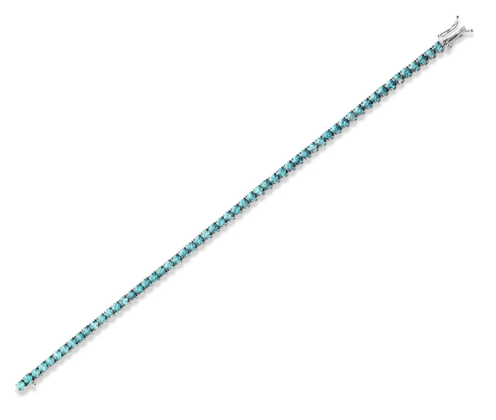 Starlight Blue (MX-B17), Natural blue zircons, Ø 3 mm