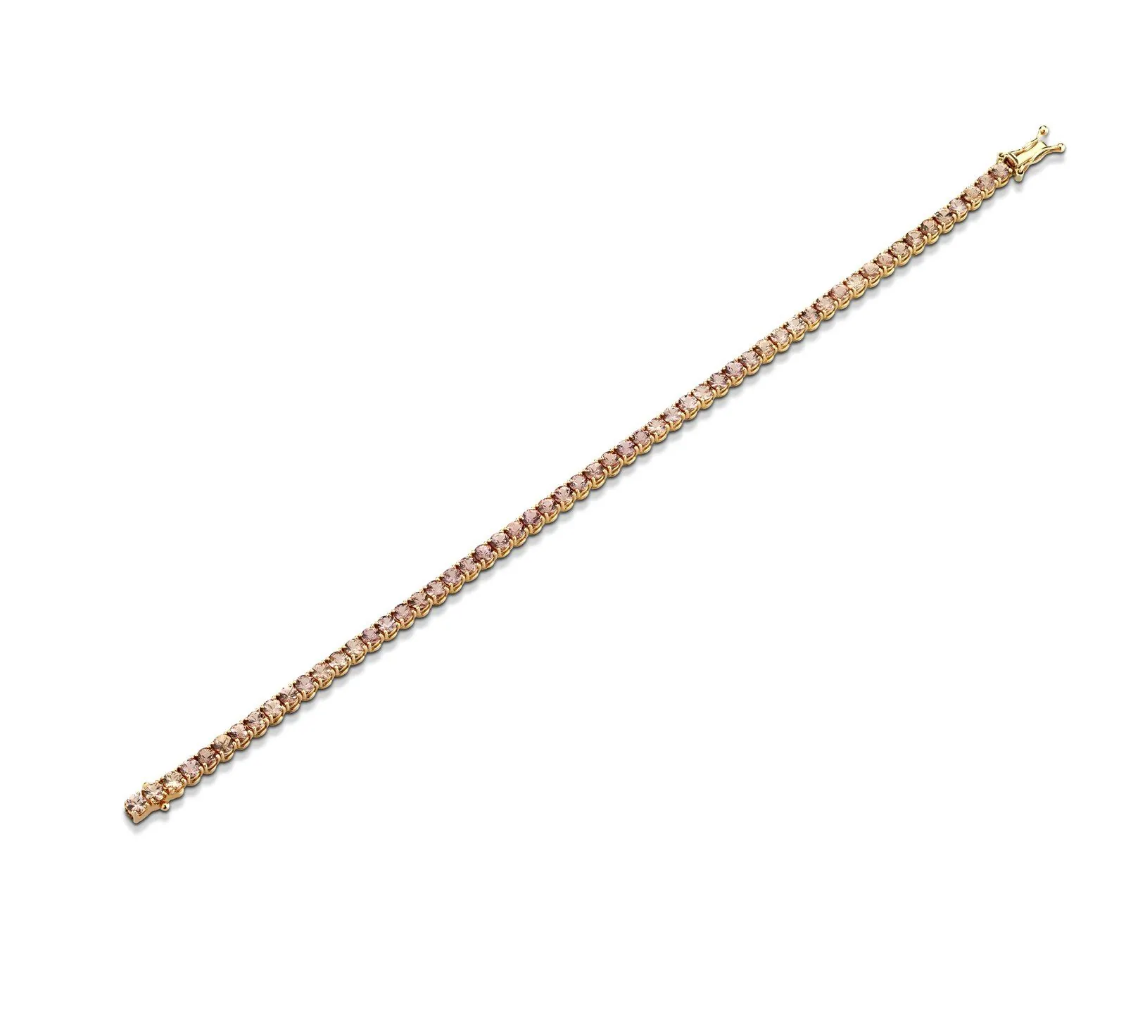 Champagne Pink (MX-B19), Malaya garnets, Ø 3 mm