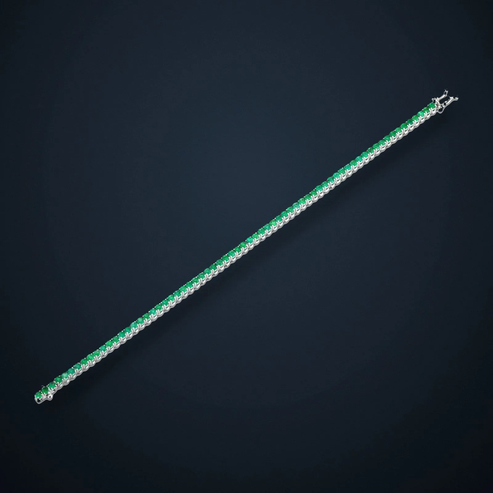 Colombian Green, coloured tennis bracelet by MXHM