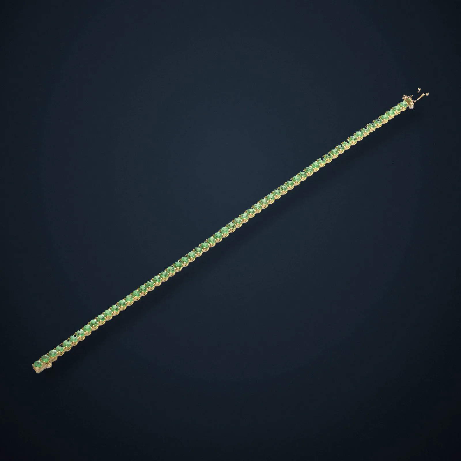 Mint Green, coloured tennis bracelet by MXHM