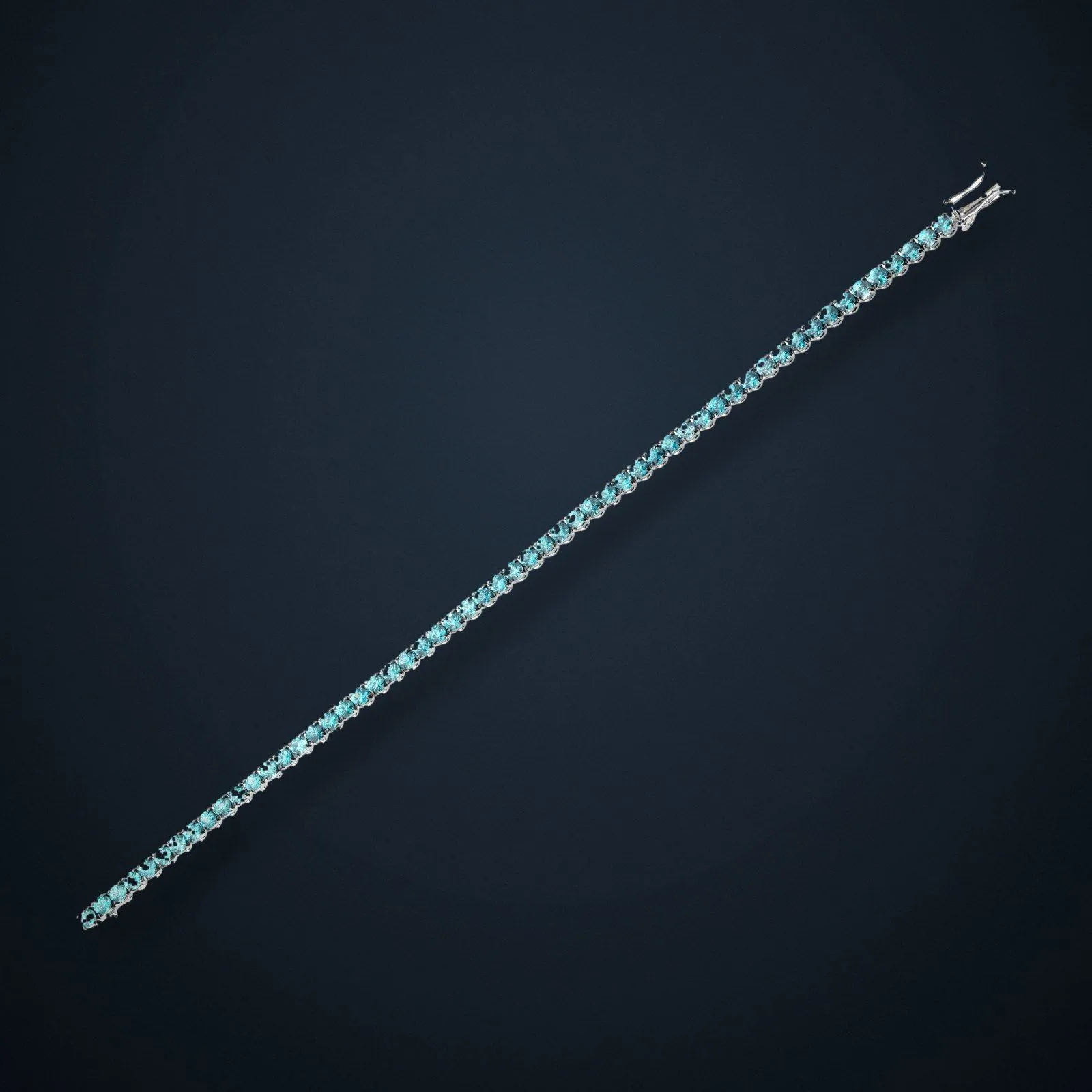 Starlight Blue, coloured tennis bracelet by MXHM