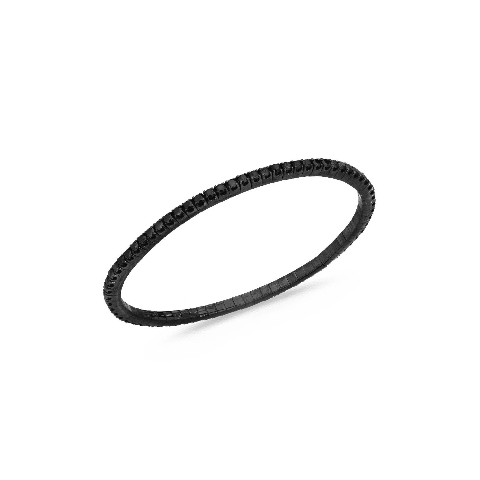 Infini Noir freigestellt: schwarz rhodiniertes Gold mit schwarzen Brillanten